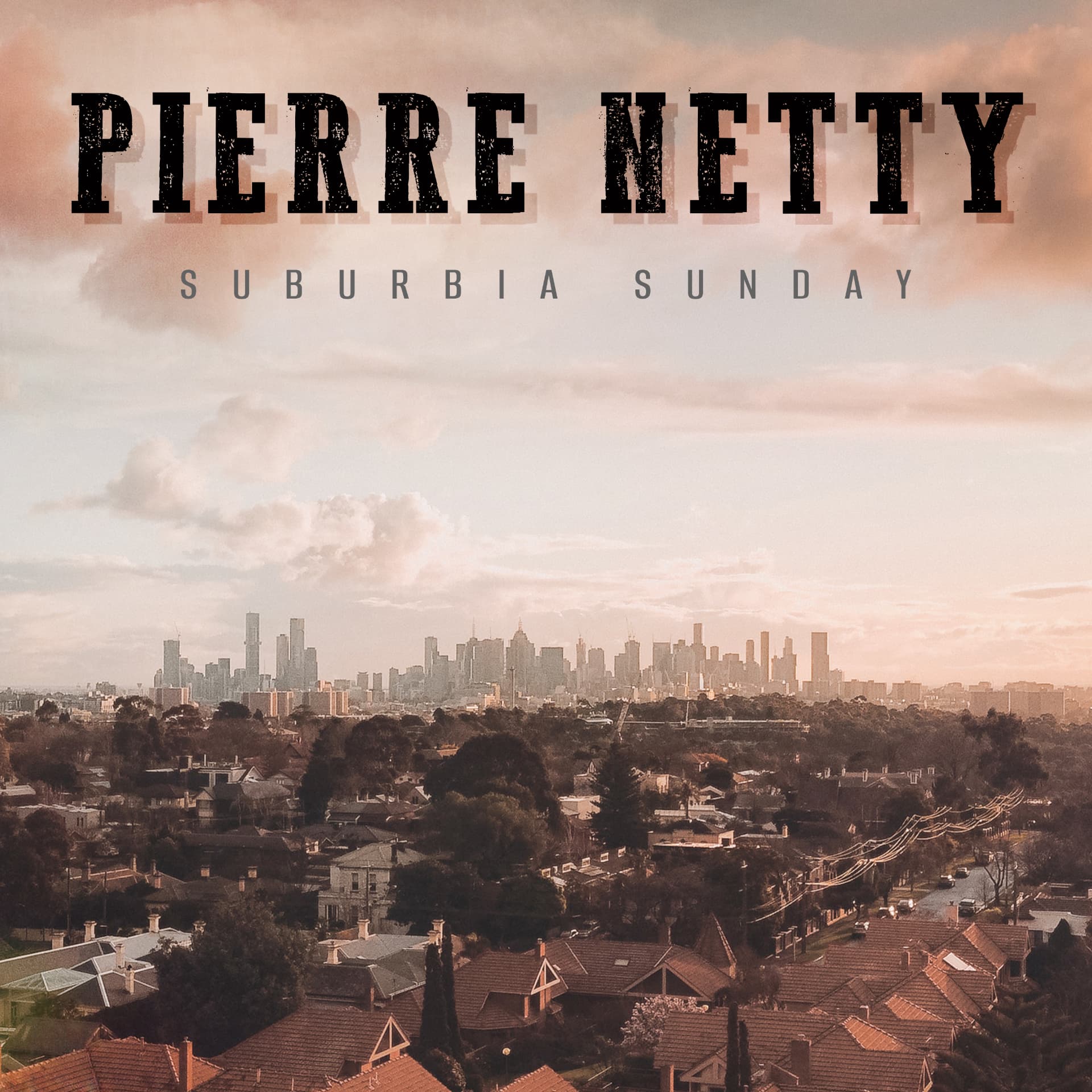 Suburbia Sunday album cover by Pierre Netty